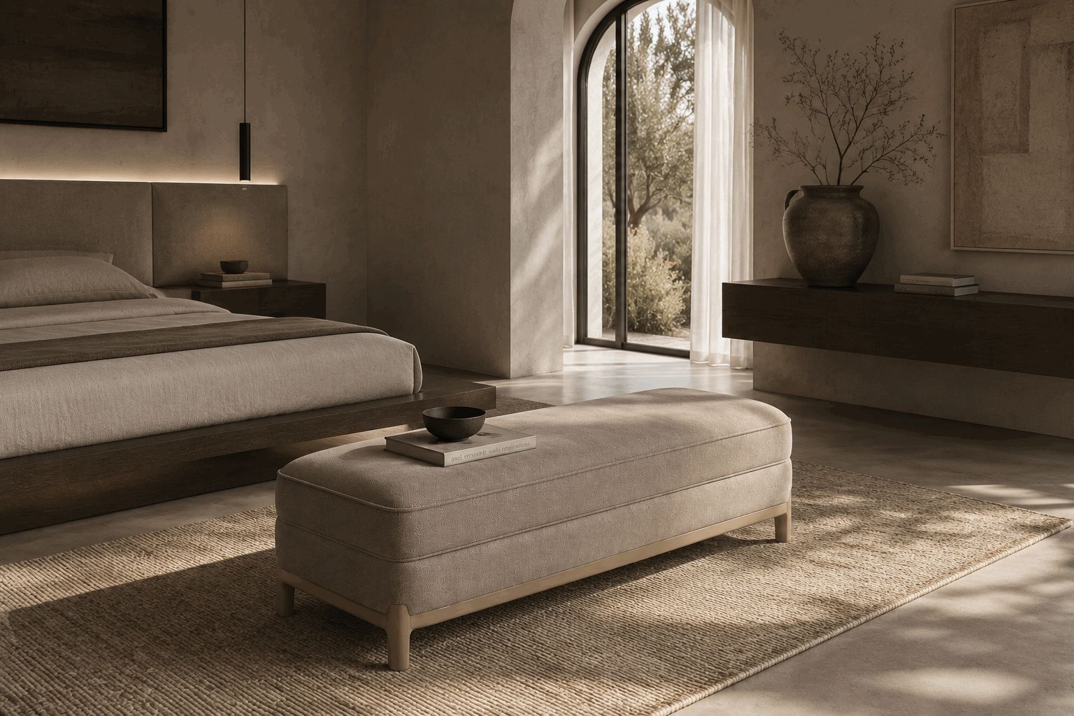 Luxury Bench Ottoman