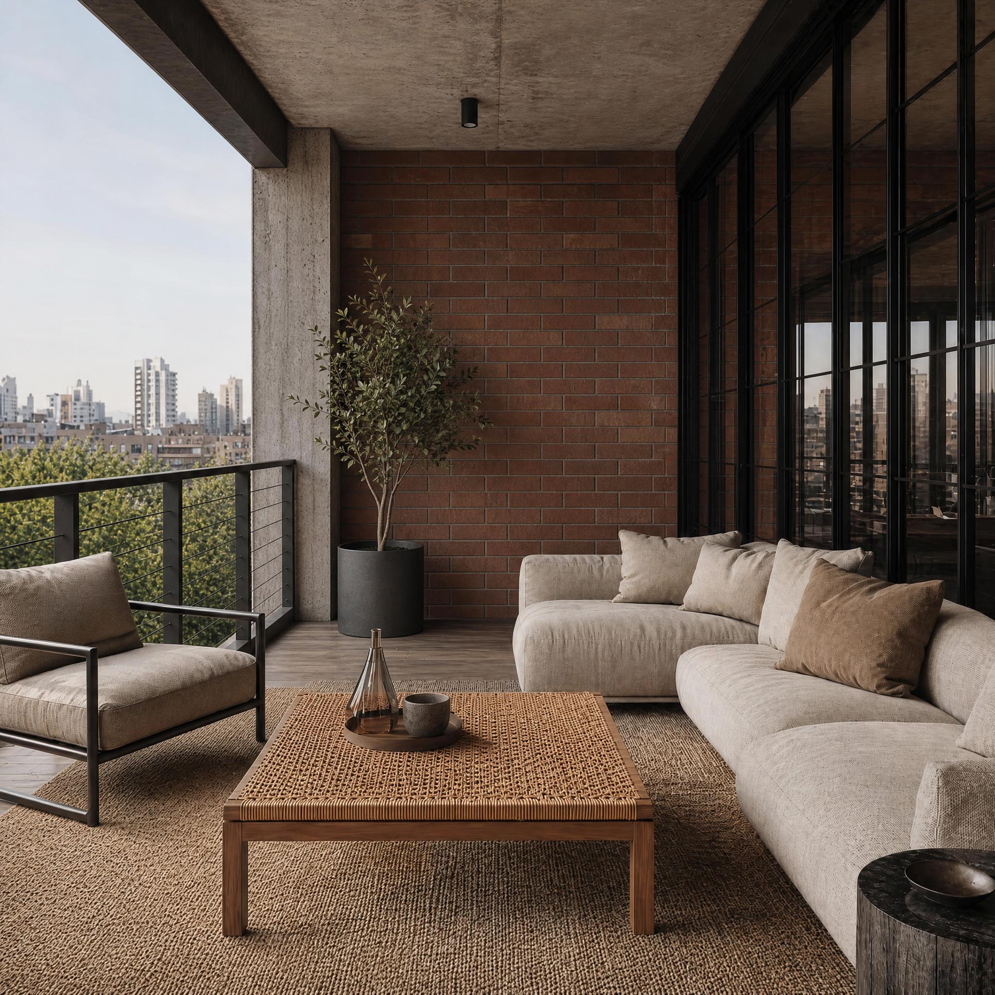 Luxury Woven Coffee Table