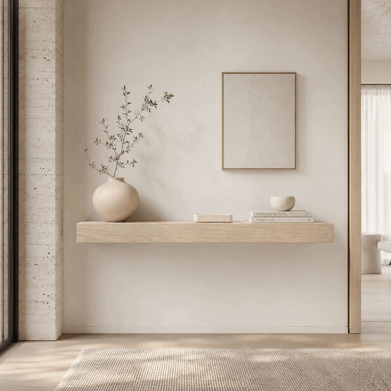 Minimalist Floating Wall Shelf