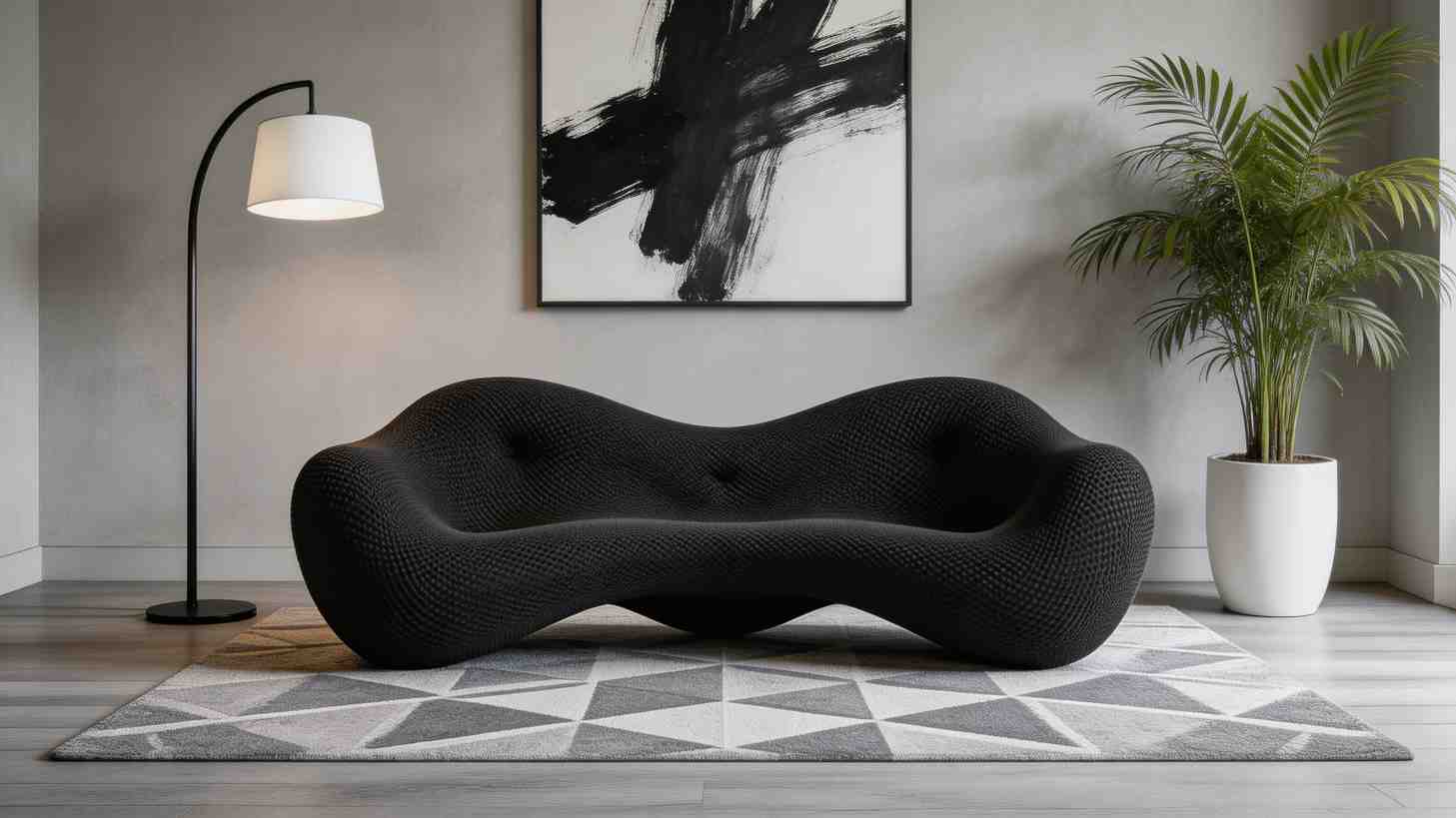 Signature Art Piece / Organic Sculptural Sofa