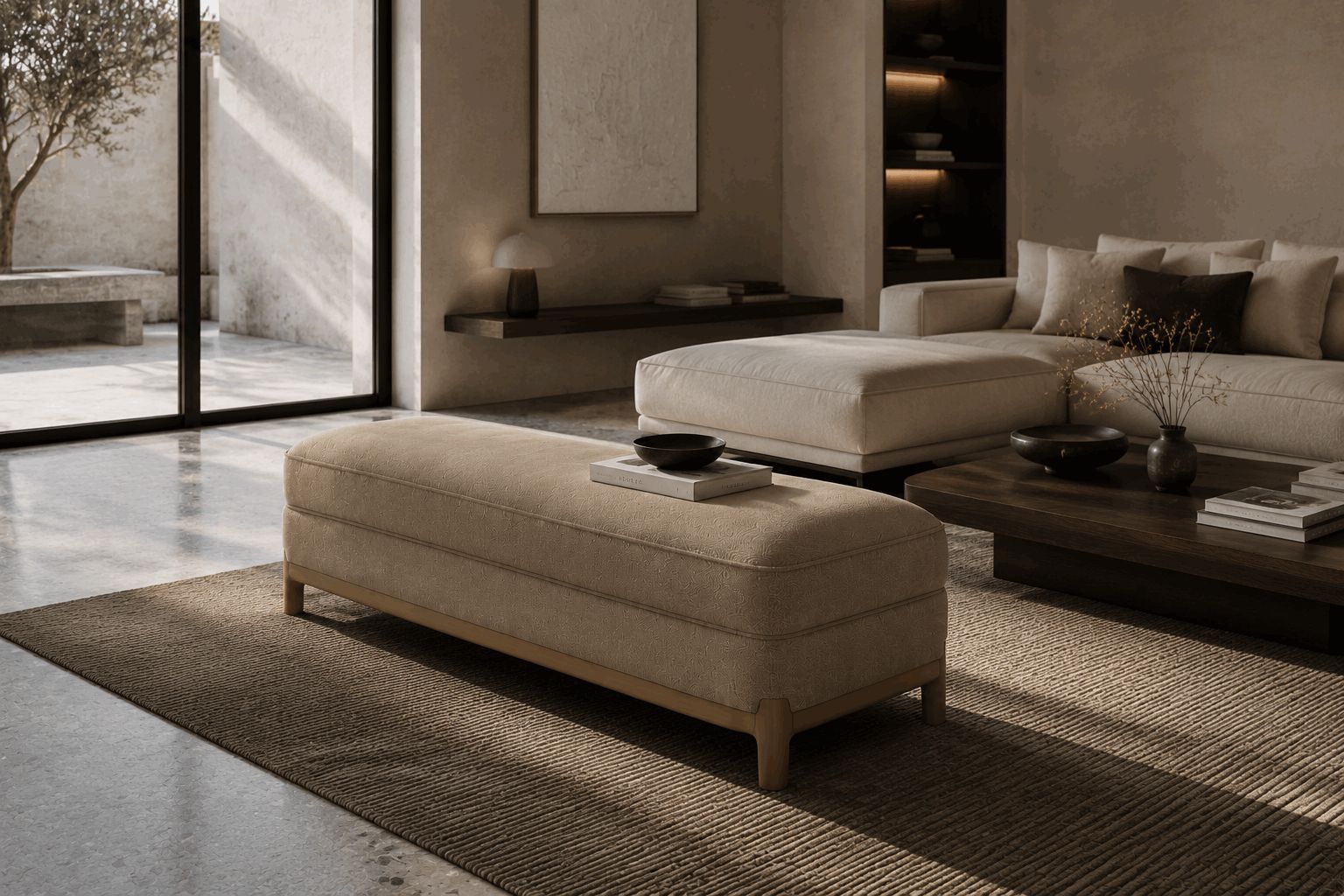 Luxury Bench Ottoman