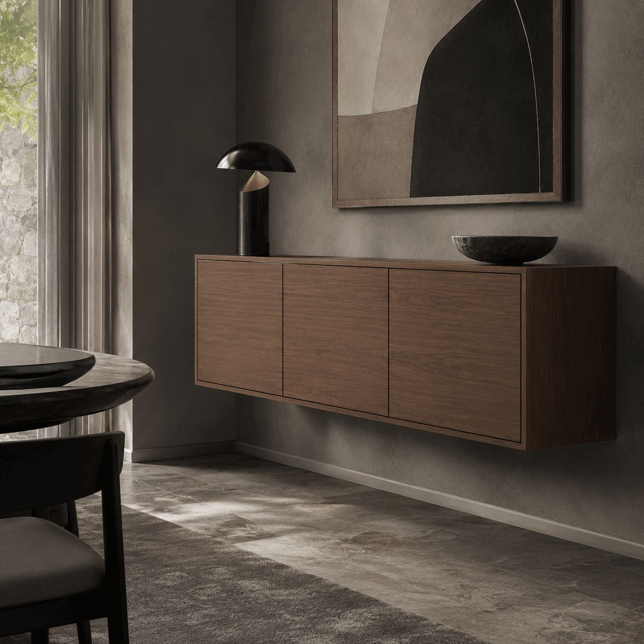 Contemporary Console Cabinet