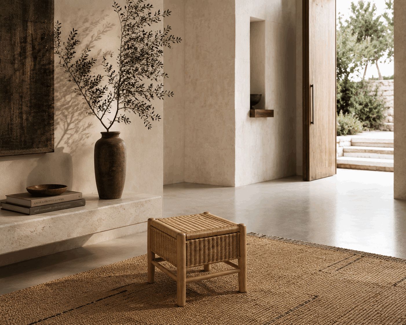 Luxury Woven Stool