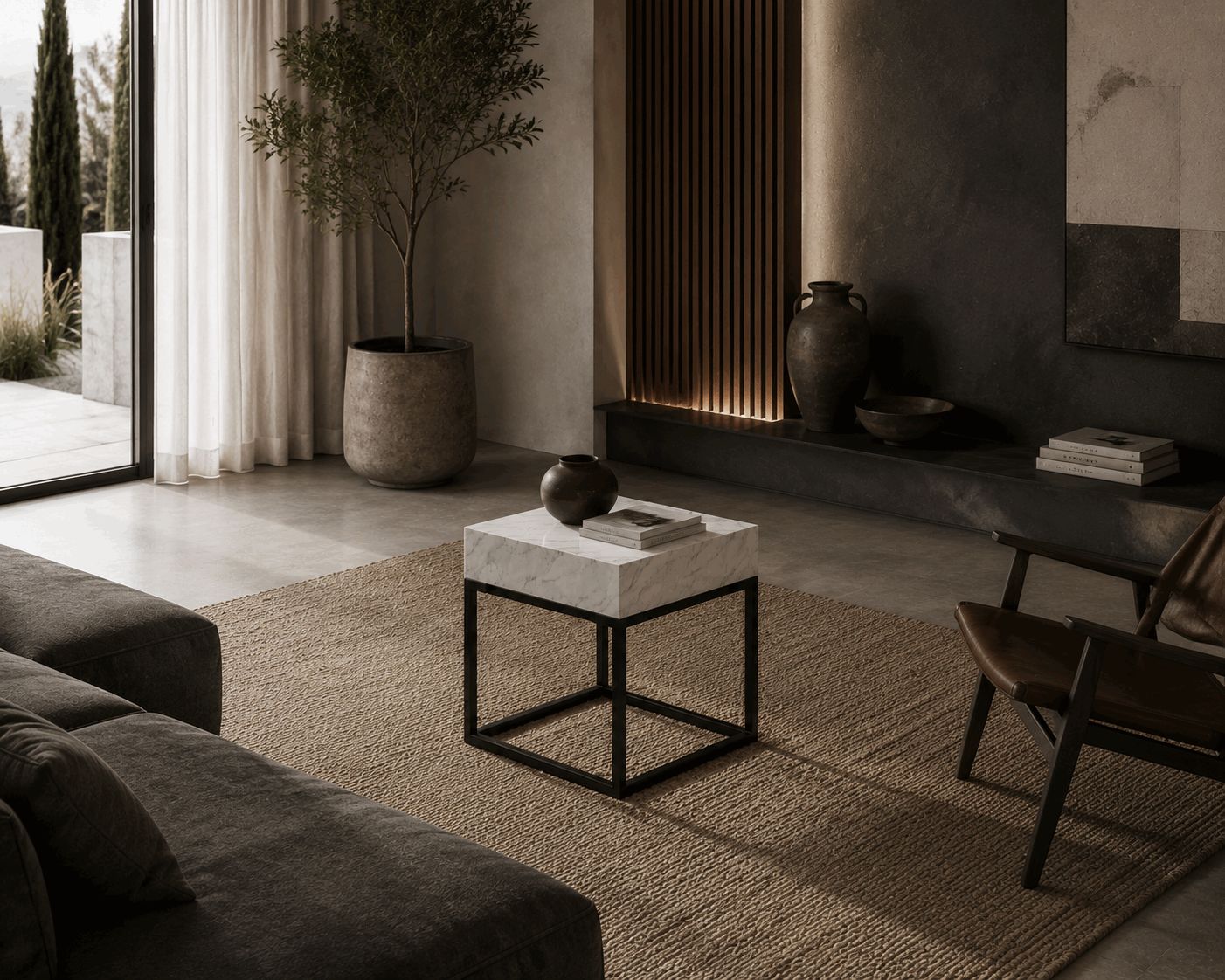 Luxury Marble Side Table