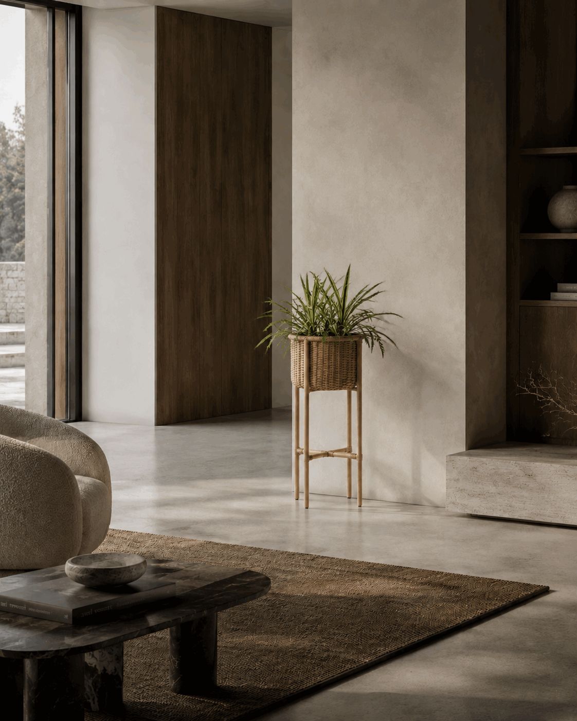 Luxury Woven Plant Stand