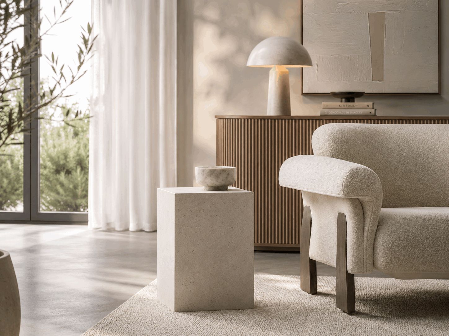 Luxury Stone Stool